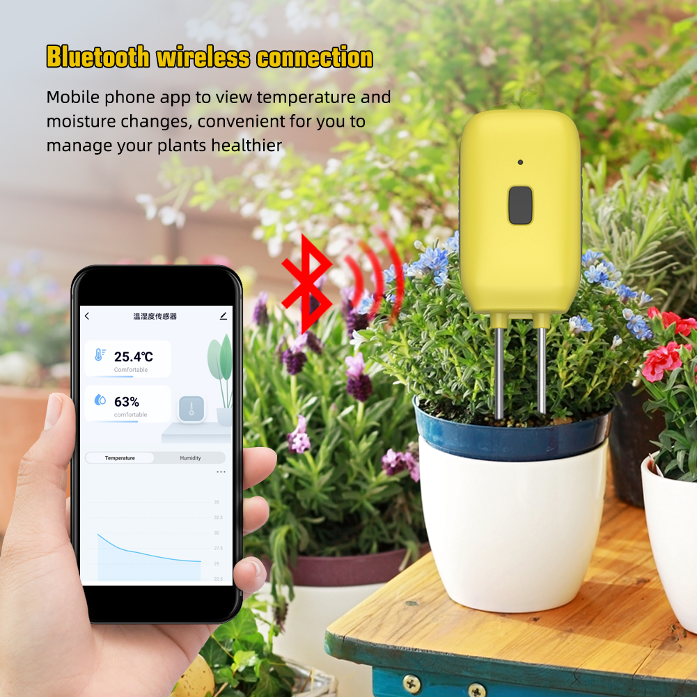 Garden Home Easy Use Portable Digital Soil PH Meter – High Sensitivity ATC 4.00 PH Calibration, 0.1 Accuracy, Fast Response, Backlit Display